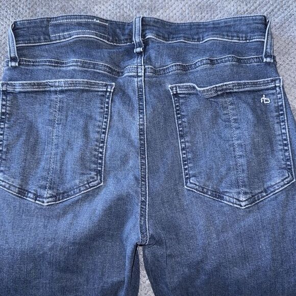 Rag & Bone Cafe Mid Rise‎ Skinny Jeans Size 27 Stretch Medium Wash - Picture 8 of 9